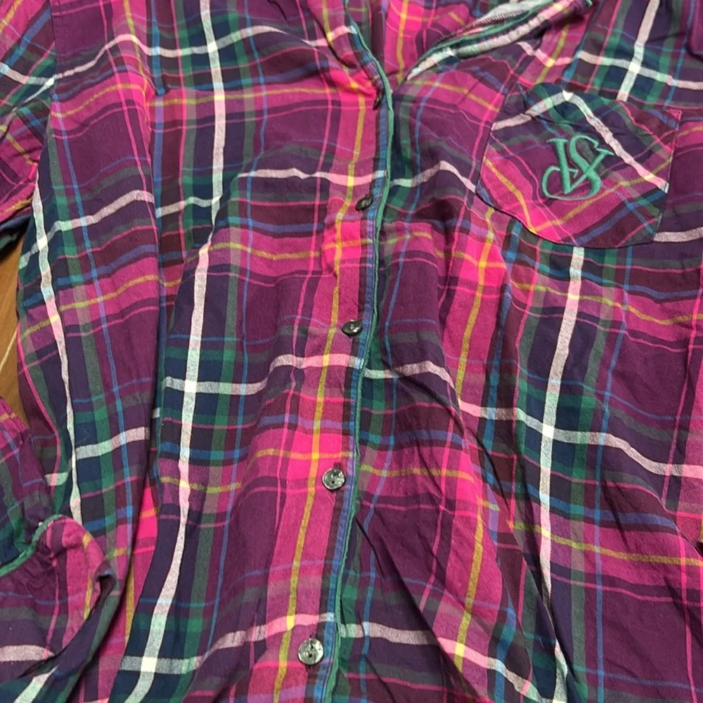 XL LONG / tall Victoria’s Secret pajama top button down